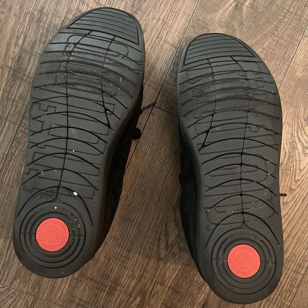 Fitflop‎ Women’s Suede Sneakers 9 Black